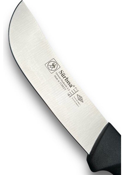 Sürbisa 61117 Yüzme Bıçağı Kasap Bıçağı Bıçağı Siyah Perçinsiz Sap modelleri