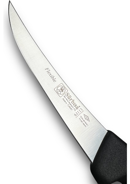 Sürbisa 61113 Kemik Sıyırma Bıçağı Kasap Bıçağı Siyah Perçinsiz Sap modelleri