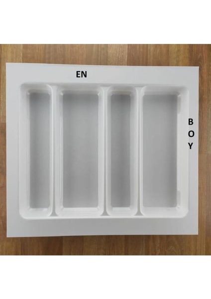 Görseç 55X49 Çekmece Içi Beyaz Kaşıklık Kepçelik Mutfak Çekmece Düzenleyici Organizer (45*40 A Kesilebilir)