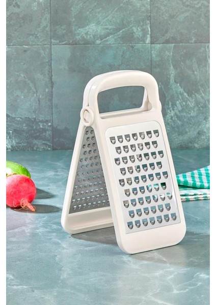 Ayrılabilir Inox Paslanmaz Çelik Rende, Pratik Katlanabilir Özel Tasarım Rende Beyaz