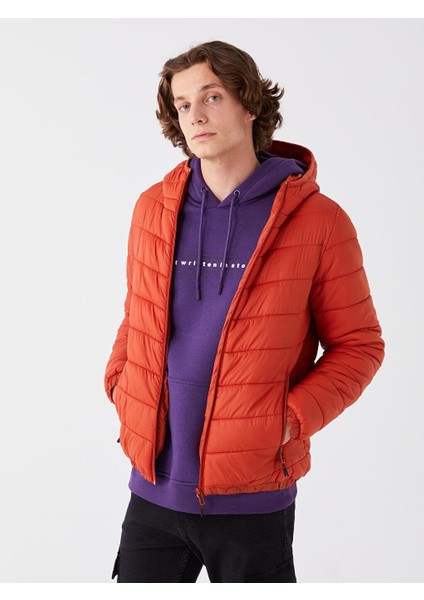 Lcw Casual Slim Fit Kapüşonlu Erkek Şişme Mont