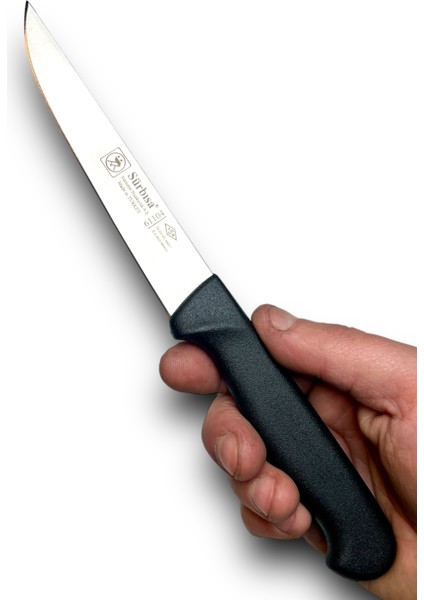 Sürbisa Sebze Bıçağı 61104 Siyah Perçinsiz Sap Orijinal