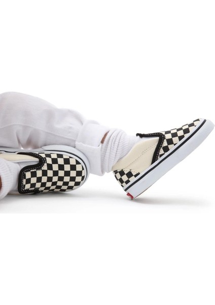 Td Classic Slip-On Chckerboard Bebek Sneaker
