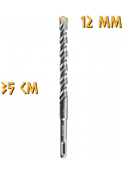 Kupa Tyson Sds Plus Delici Hilti-Matkap Ucu - 12 Mm. - 35 cm