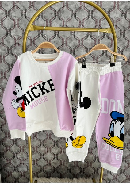 Mickey Baskılı Eşofman Takımı