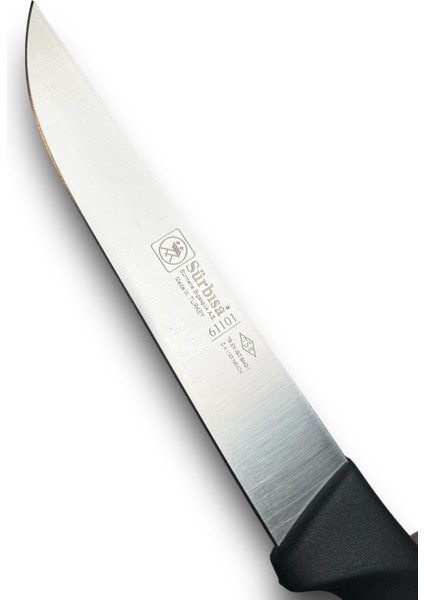 Sürbisa 61101 Ekmek Bıçağı Siyah Perçinsiz Sap Orijinal modelleri