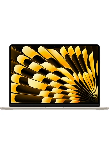 MacBook Air M3 Çip 8GB 256GB SSD macOS 13" Taşınabilir Bilgisayar Yıldız Işığı MRXT3TU/A