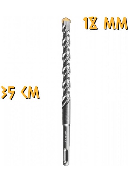 Kupa Tyson Sds Plus Delici Hilti-Matkap Ucu - 18 Mm. - 35 cm