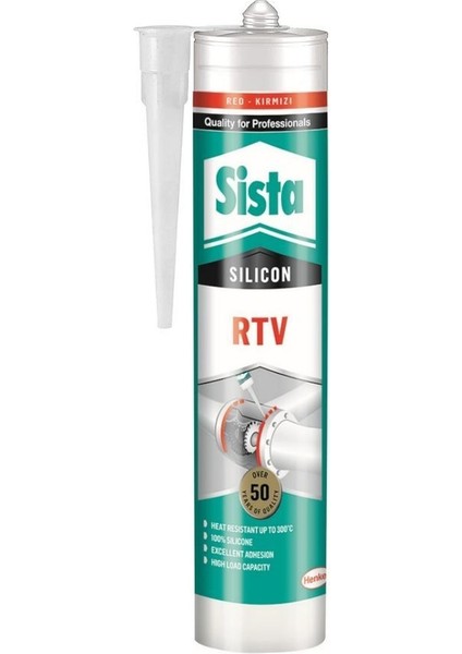 Rtv Silikon Kırmızı Sıvı Conta 310 ml