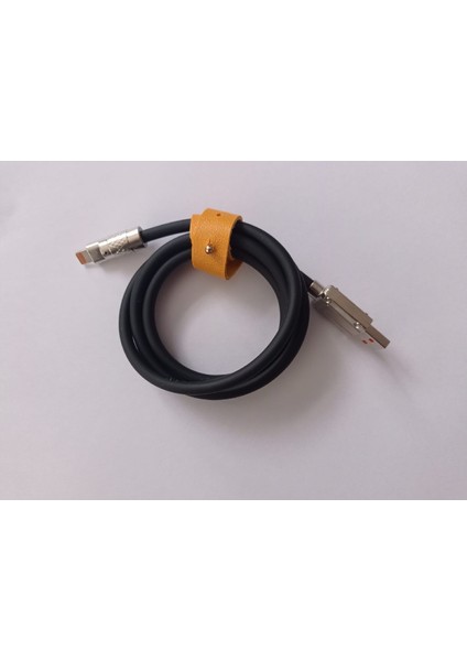 120W-A 6 A 1 M Lightning Sıvı Silikon Data Hızlı Şarj Kablosu