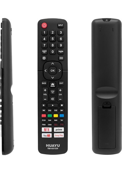 Huayu Kl Hısense RM-HS1530 Netflıx Youtube- Prıme Vıdeo Google Play Tuşlu Unıversal LCD LED Tv Kumanda modelleri