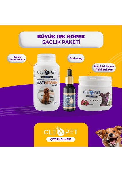 Büyük Irk Köpek Sağlık Paket