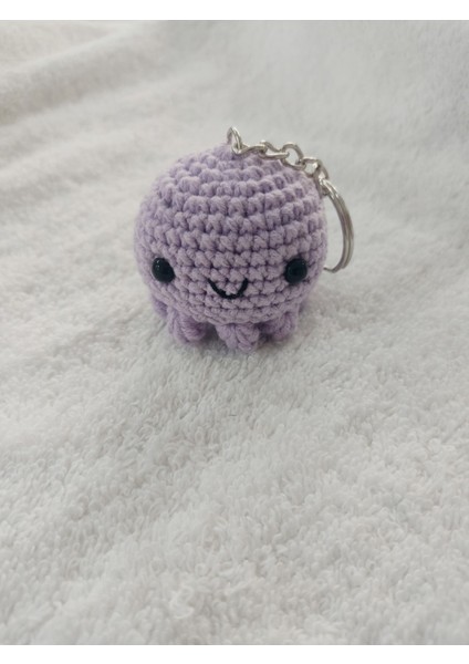 Amigurumi Oyuncak Anahtarlık Hediyelik Lila Ahtapot (5 cm ) fiyatları