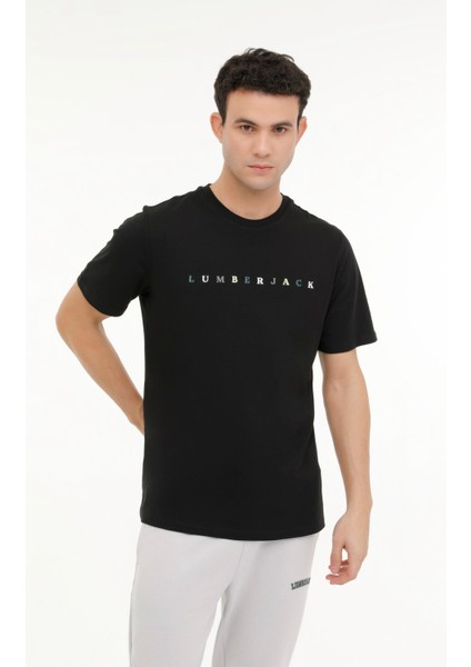ml Mesus 11URBNG2022 4fx Siyah Erkek Kısa Kol T-Shirt