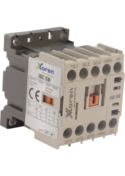 16A 7,5kw 1nc (Normalde Kapalı) 220VAC 3 Kutup Mini Kontaktör