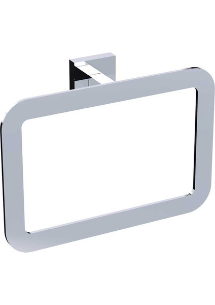 S Line Yuvarlak Havluluk (Krom)