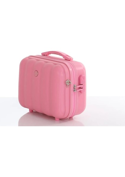Polipropilen 4'lü Valiz Seti Büyük & Orta & Kabin & Makyaj Pembe V305 indirimleri