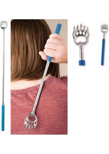 Teleskobik Sırt Kaşıyıcı Metal Kaşağı Kaşıma Aleti Sırt Kaşıma Aparatı