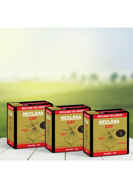 MEVLANA ÇAYI 3 x 100 Adet - %100 Ceylon Sri Lanka Sallama Mevlana Tea Group Bardak Poşet Siyah Saf Yaprak Çay