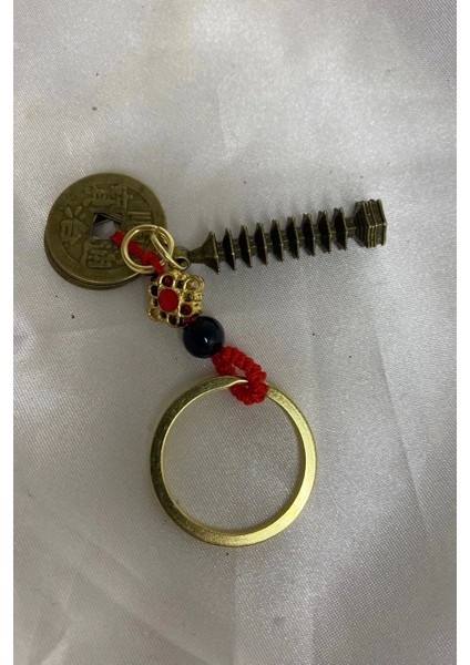 Feng Shui Bereket Şans Mutluluk Ejderha Çin Paralı Feng Sui Pagoda Anahtarlık indirimleri