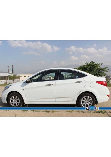 Hyundai Accent Hyundai Accent Blue Krom Cam Çerçevesi 14 Parça 2011-2017 Arası fırsatları