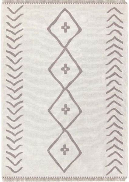 Eşme Rugs Natural Yıkanabilir Kaymaz Taban Modern Desenli Dokuma Kilim