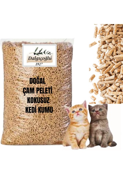 Çam Pelet %100 Doğal Çam Peleti Kedi Kumu 20 Lt