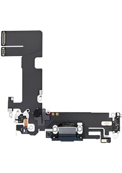 Apple iPhone 13 Şarj Soketi Kulaklık Soketi Full Siyah