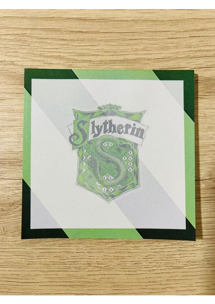 Slytherin Memo Pad 30 Sayfa