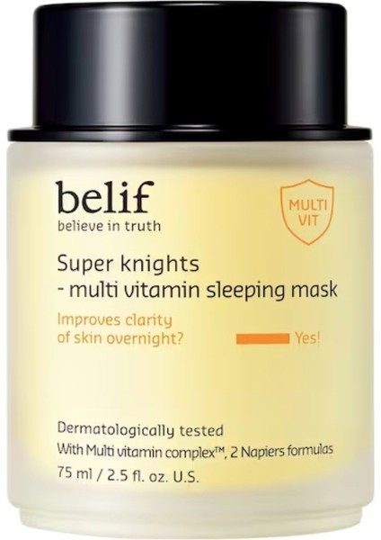 Super Knights - Multivitamin Gece Maskesi 75 ml