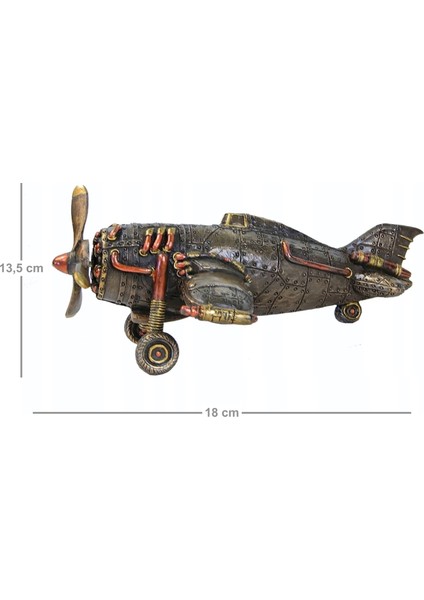 Steampunk Serisi Tek Pervaneli (Turboprop) Uçak Biblosu