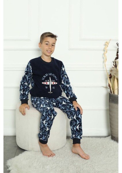 Erkek Çocuk Kışlık Welsoft Polar Pijama Takımı 3E-3331 fiyatları