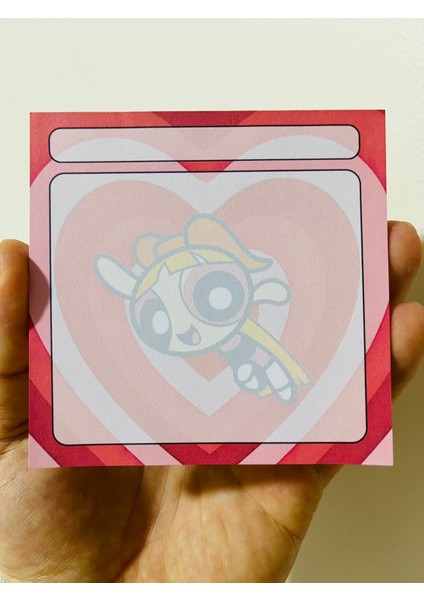 Powerpuff Girls Blossom Memo Pad 30 Sayfa