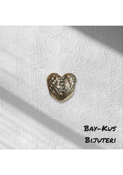 925 Ayar Gümüş Klasik Kalp Charm