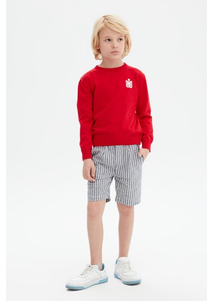 Erkek Çocuk Kırmızı Kazak 23SS0BK1606