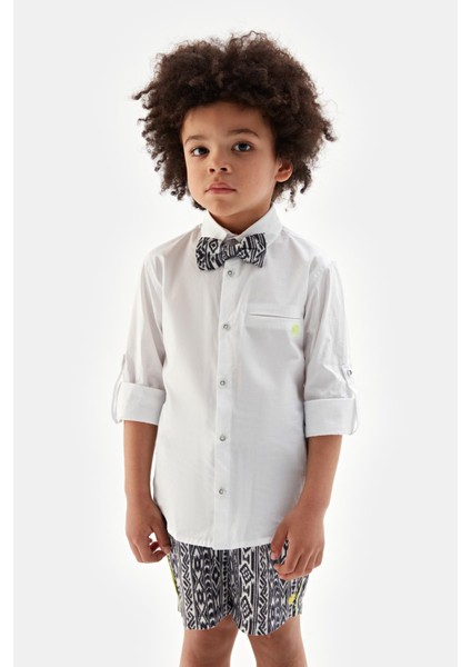 Erkek Çocuk Beyaz Gömlek 23SS1NB3607