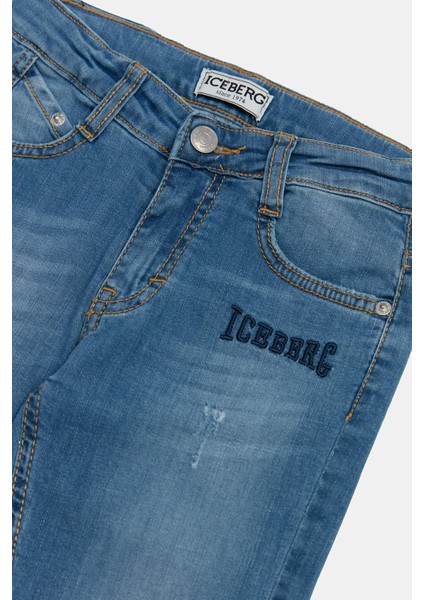 Erkek Çocuk Mavi Pantolon 23SSIPT3103 modelleri