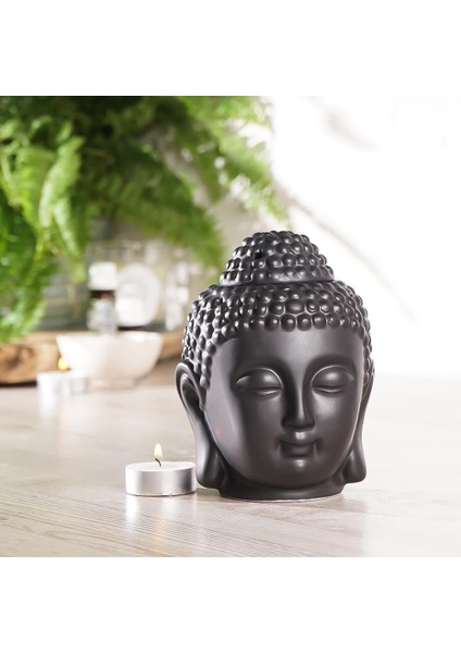 Beyaz Buddha Temalı Buhurdanlık