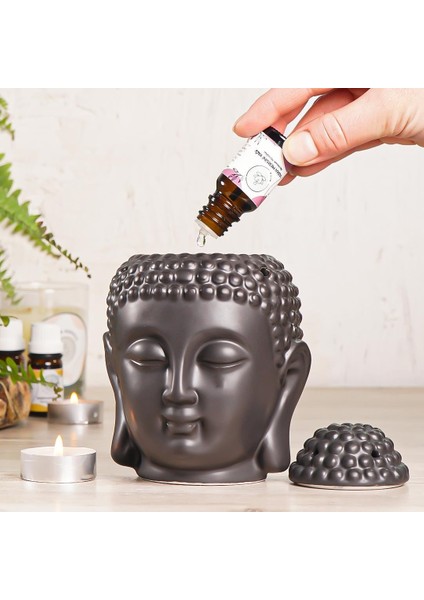 Beyaz Buddha Temalı Buhurdanlık