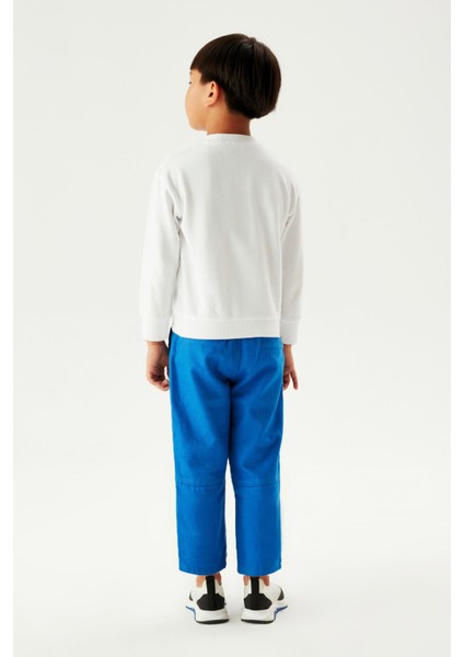 Erkek Çocuk Beyaz Sweatshirt 23FW0NB3426 fırsatları