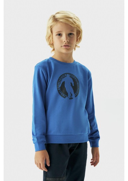 Erkek Çocuk Mavi Sweatshirt 23FW0BK1829 fiyatları