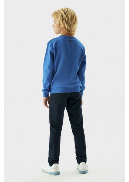 Erkek Çocuk Mavi Sweatshirt 23FW0BK1829 fırsatları