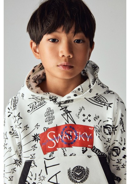 Erkek Çocuk Desenli Sweatshirt 23PFWSW1561