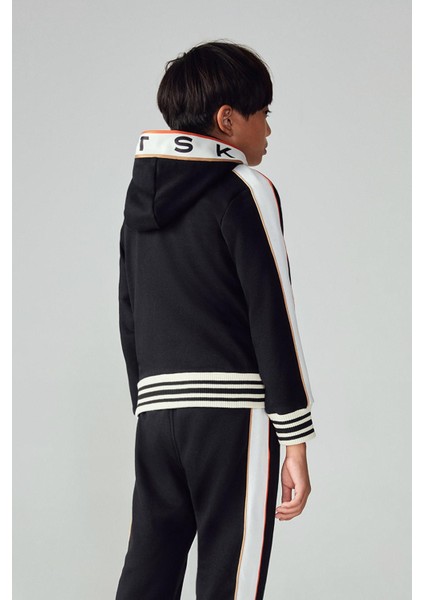 Erkek Çocuk Siyah Sweatshirt 23FW0SW1579