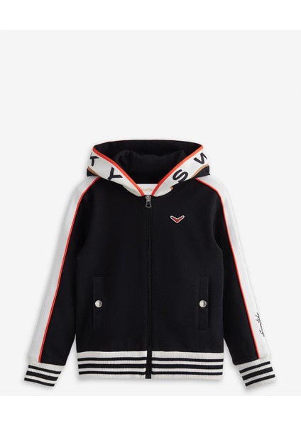 Erkek Çocuk Siyah Sweatshirt 23FW0SW1579