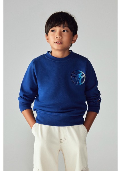 Erkek Çocuk Saks Sweatshirt 23FW0SW1581