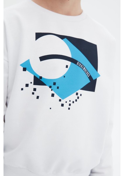 Erkek Çocuk Beyaz Sweatshirt 23SS0BK1516 modelleri