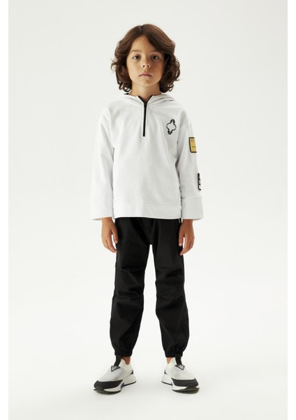 Erkek Çocuk Beyaz Sweatshirt 23FW1NB3436 fiyatları