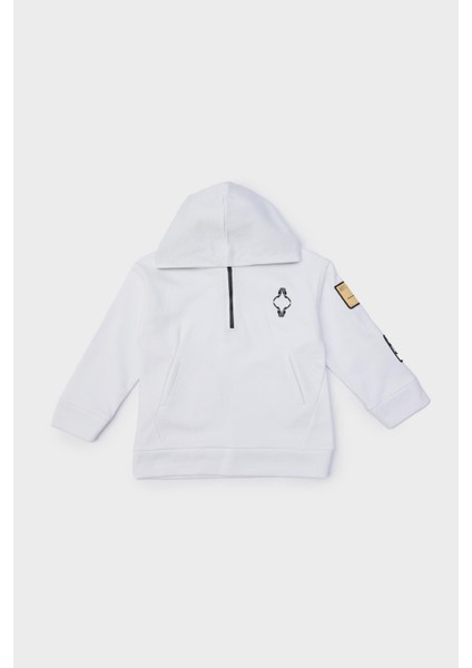 Erkek Çocuk Beyaz Sweatshirt 23FW1NB3436 indirimleri