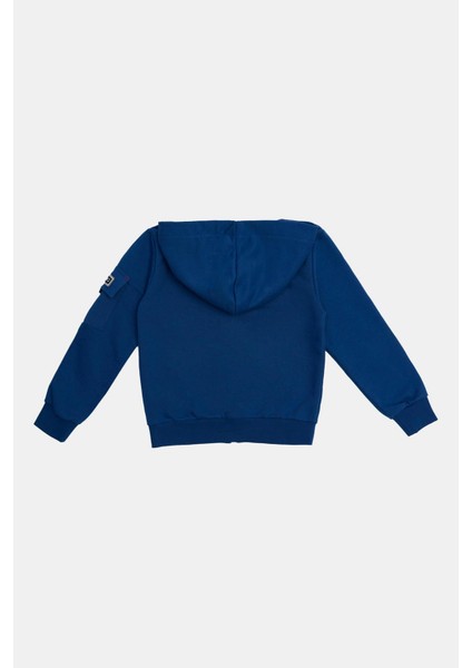 Erkek Çocuk Mavi Sweatshirt 23SSIMF3116